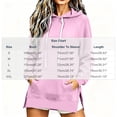 thumbnail image 2 of Long Women's Fashion Hoodie with Pockets | Comfy Fleece Sweatshirt, High-Low Hem Pullover, Casual Loose Fit，Work & Travel & Everyday Wear Outfits，Fall Winter Clothes, Pink, M, 2 of 6