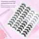 thumbnail image 2 of Kit De Pestañas Postizas 3d Mixtas De Visón Natural 20 Pares, 2 of 5