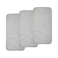thumbnail image 1 of Baby Diaper Pads Bamboo Quilted Thicker Waterproof Changing Pad Liners, 3 Count Gray., 1 of 5
