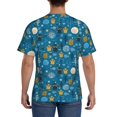 thumbnail image 3 of Vsdgher Cute Colorful Owls And Trees Print Men's Dry Fit Mesh Athletic Shirts Moisture Wicking Tennis T-Shirt Tops, 3 of 9