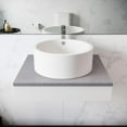 thumbnail image 4 of Monaco Round Ceramic Bathroom Vessel Sink in White, 4 of 13
