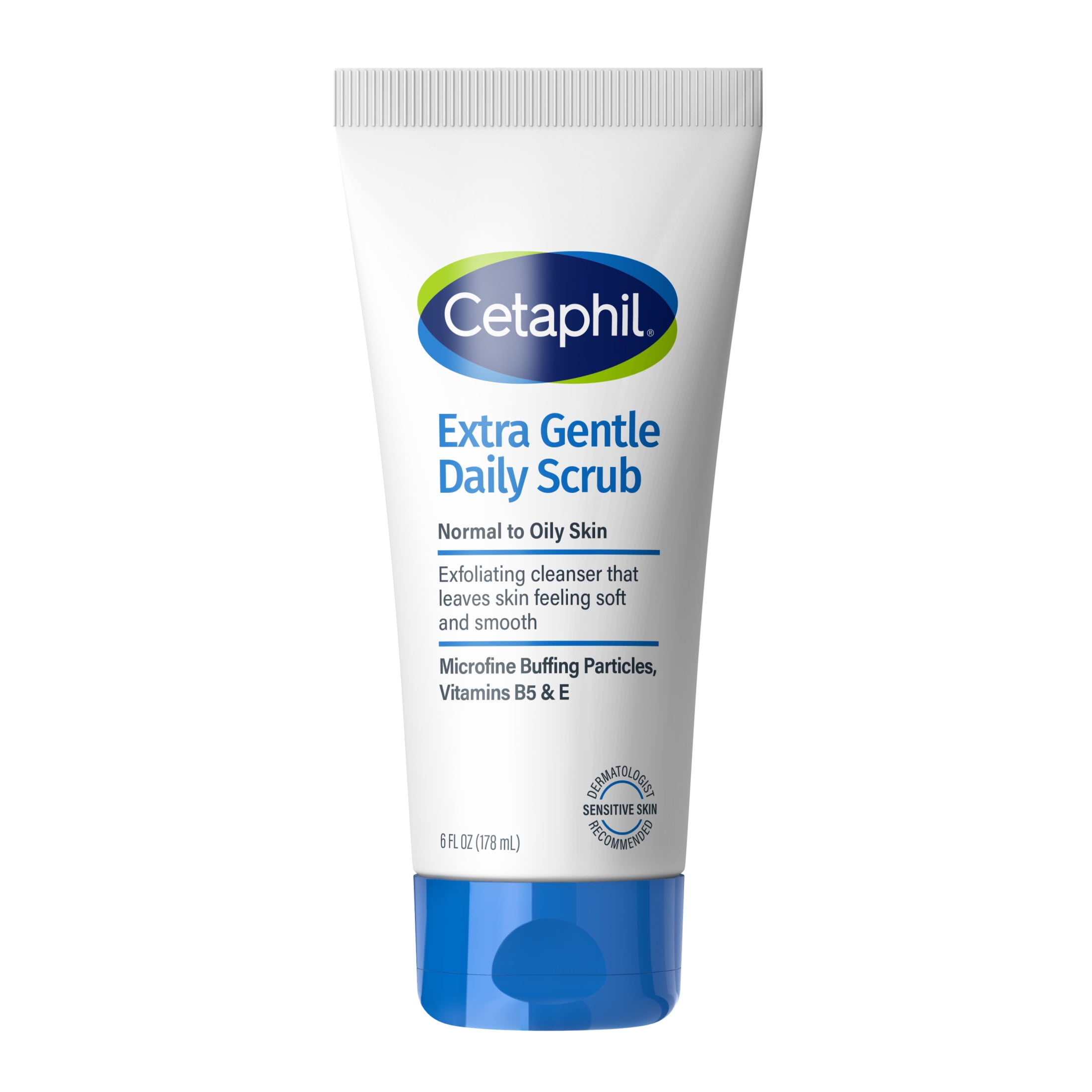 Cetaphil Extra Gentle Daily Scrub Exfoliants with Hydrating Glycerin 6 oz Walmart
