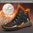 thumbnail image 2 of Cyiecw Snow Boots for Men Women Winter Boot with Warm Lined Ankle Booties Non Slip Waterproof Outdoor Shoe Fashion Couple Hiking Shoes Lightweight Comfortable Trekking Boots, 2 of 8