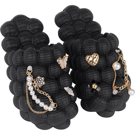 

Massage Bubble Slides Slippers for Women and Men Funny Lychee Non-slip Spa Slippers Gym House Slippers Shower Bedroom Slippers Reflexology Sandals for Ladies Soft Pillow Stress Relief Slide