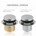 thumbnail image 3 of Kit de conversión de desagües de bañera HIDROP Chrome con placa frontal de rebose, 3 of 6