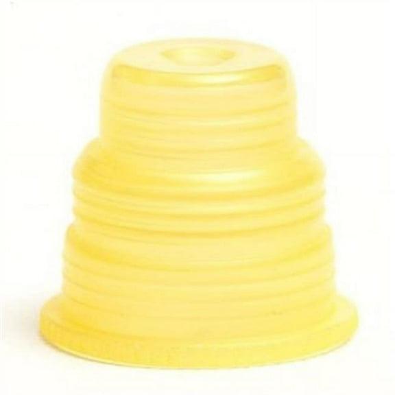 Bio Plas 8380 Hexa-Flex Safety Caps for 10mm- 12mm- 13mm- 16mm- 18mm Tubes 500 pk - Yellow