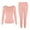 Pink, variant on Anyfit Wear Women Thermal Underwear Set Long John Base Layer Ultra Soft Top&Bottom Sets for Cold Weather