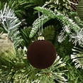 thumbnail image 4 of Exquisite Shatterproof Flocked Decorative Ornaments for Events and Parties - Round Design Ideal for Indoor and Outdoor Use During Festive Celebrations 12PCS, 4 of 5