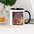 thumbnail image 3 of CafePress - Wildlife Deer Buck Mug - 11 oz Ceramic Mug - Novelty Coffee Tea Cup, 3 of 4