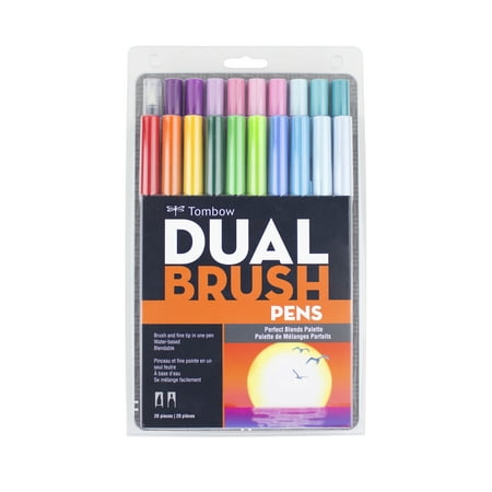UPC: 0085014561938 | Tombow Dual Brush Pen Set  20-Colors  Perfect Blends