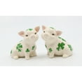 thumbnail image 4 of Ceramic Shamrock Pig Salt and Pepper Shakers 3.5 Inch St. Patricks Day Decor, 4 of 4