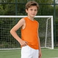 thumbnail image 5 of Krdevn Boys Breathable Mesh Tank Top Sleeveless Crewneck Shirt for Sports and Casual Wear,6-7 Years, 5 of 6