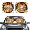 thumbnail image 2 of Fotbe Fall Farmhouse Pumpkins Juego de 2 Piezas de Parasoles para Parabrisas | Bloqueador Solar para Auto | Accesorios Plegables para Protección Solar Interior-Medium, 2 of 6