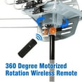 thumbnail image 5 of Five Star Outdoor TV Antenna Motorized 360 Degree Rotation 150 mile Range Remote Control Installation Kit, 5 of 9