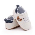 thumbnail image 4 of Cute Bear Baby Prewalker Boy Girls Indoor Shoes First Walking Sneakers Shoes Infants Trainer for Daily, 4 of 8
