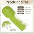 thumbnail image 2 of Uxcell Faux Fur Fabric, 60 x 2 Inch Plush Faux Fur, Fluffy Fuzzy Fabric Precut Strips for Crafts Beard Hair, Light Green, 2 of 7