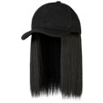 thumbnail image 1 of Baseball Cap Wig Nature Color Style High Density Hair Wigs for Women Girls, 1 of 5