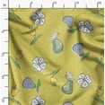 thumbnail image 2 of Soimoi Polyester Fleece Yellow Fabric By the Yard - 56 Inch Wide - Florals Print Fabric - Elegant and Timeless Patterns for Fashion and Home Decor Printed Fabric, 2 of 6