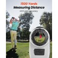 thumbnail image 2 of Telémetro de golf Bestsee de 1500 yardas con pendiente, USB C, recargable, 2 of 8