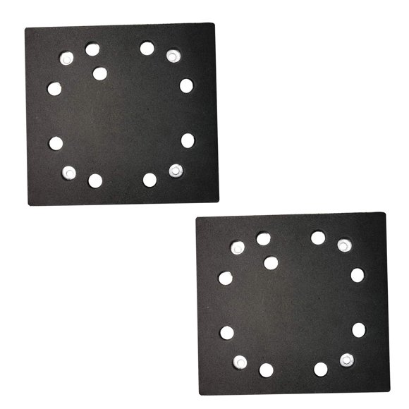 2x Sander Pad Replacement Aluminum+Foam, 10 Hole for Dewalt Abrasive Paper Grip Sander Pad