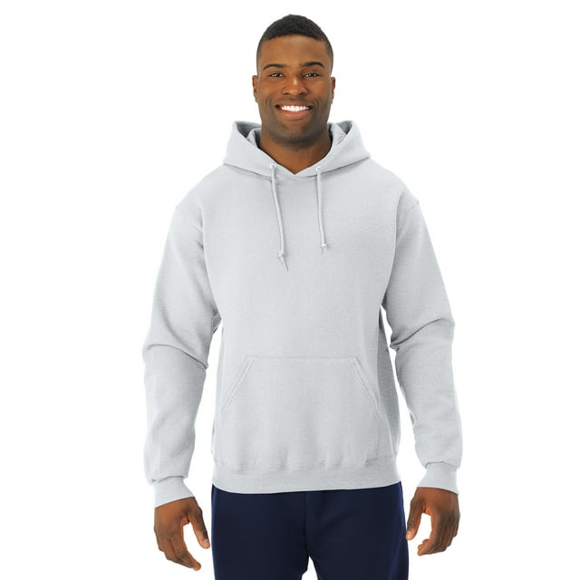 Jerzees Chandail à Capuchon en Molleton NuBlend pour Hommes, 2X, Cendre