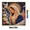 thumbnail image 2 of Virgin Mary Pearl Painting Kit for Adults, DIY 3D Bead Art Craft Set with Full Tools, Handmade Wall Decor Project for Craft Fans, Home Leisure & Interior Decoration，8x8Inch, 2 of 7