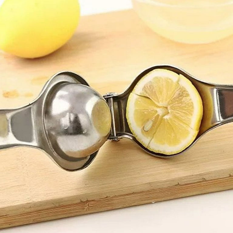 Lemon Squeezer - Fruit Juice Clip Squeezer，Hand Squeeze Lemon  Tool，Thickened Plastic Orange Lemon Clip，Citrus Juicer, Lime Juicer，Green