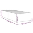 thumbnail image 4 of Bowery Hill Contemporary Engineered Wood Twin XL Bed Frame in Dark Gray, 4 of 5