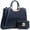A-Blue, variant on Women Handbag Top Handle Shoulder Bag Tote Satchel Purse Work Bag with Matching Wallet