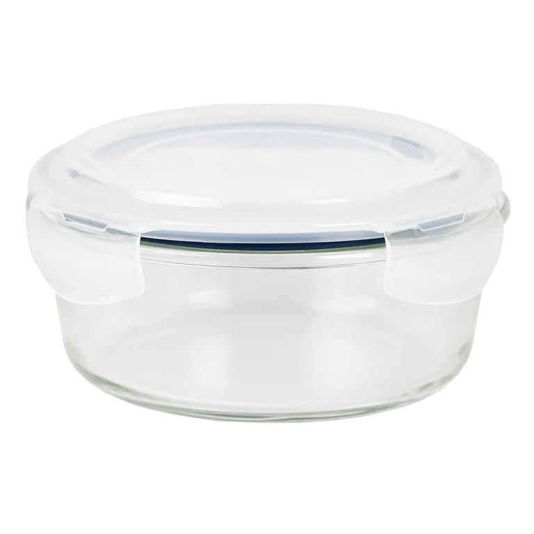 MICHAEL GRAVES DESIGN 20 oz. High Borosilicate Glass Food Storage Container  with Plastic Lid HDC77509 - The Home Depot