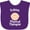 Purple, variant on Inktastic Future Physical Therapist Occupation Boys or Girls Baby Bib