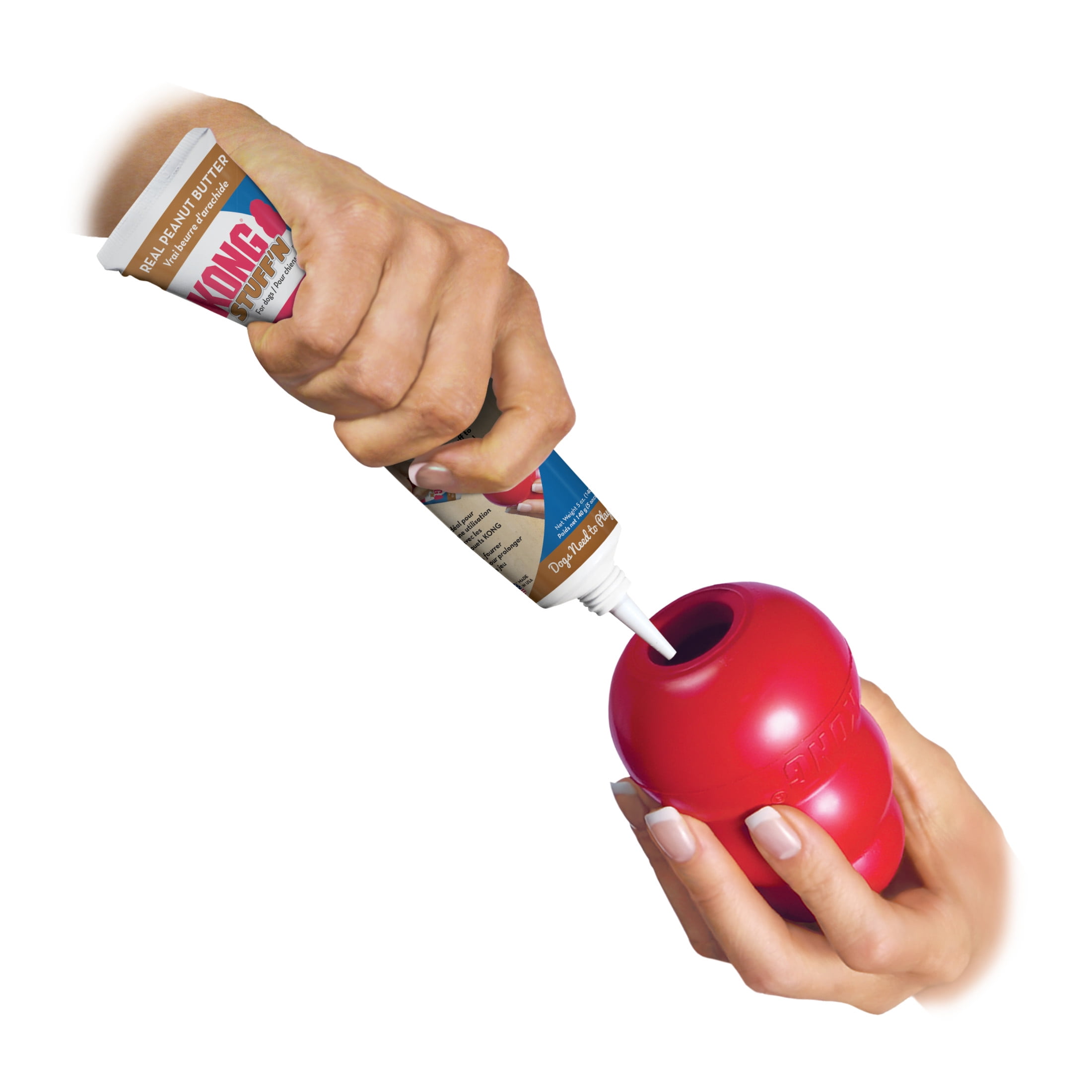 KONG® Stuff'N™ Dog Treat, No Mess Lickable Reward, Real Peanut Butter, 5 oz