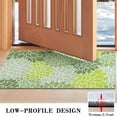 thumbnail image 3 of Green Floral and Petal Pattern Door Rugs,Washable Non Slip Door Mats Indoor,Decorative Door Mats,Entry Mat Indoor for Entrance,Bedroom,Kitchen,Bathroom,17"x30", 3 of 6