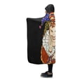 thumbnail image 2 of ASHLEIGH Hooded Blanket Joker Wearable Blanket 56x80 Inch Hooded Throw Wrap Robe, 2 of 3