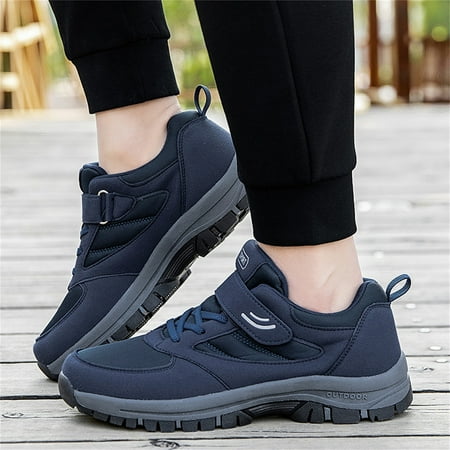 

Huilaibazo Mens Couple Shoes Casual Shoes Lace Up Breathable Fashion Flat Casual Shoes Walking Sneakers