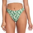 thumbnail image 1 of Fotbe Dinosaurs on Roller Skater Tanga Sin Costuras para Mujer con Estampado – Panties Invisibles, Transpirables y Cómodos para Uso Diario-4X-Large, 1 of 6