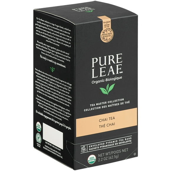Pure Leaf Sachets de Thé Chai Pyramide Bio - 25/boîte