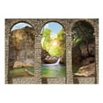 thumbnail image 2 of Tiptophomedecor Peel and Stick Nature Wallpaper Wall Mural - Morning Relaxation - Removable Wall Decals, 2 of 3
