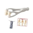 thumbnail image 2 of TISHITA Finger Massager Roller Hand Massage Roller Tools for Hands Palm Muscle Relax Gray, 2 of 8