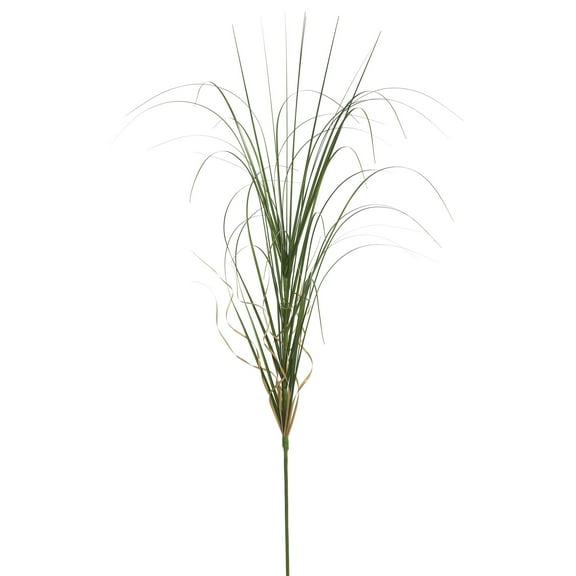 Vickerman 36" PVC Artificial Green Curled Grass Spray. Includes 6 sprays per pack.