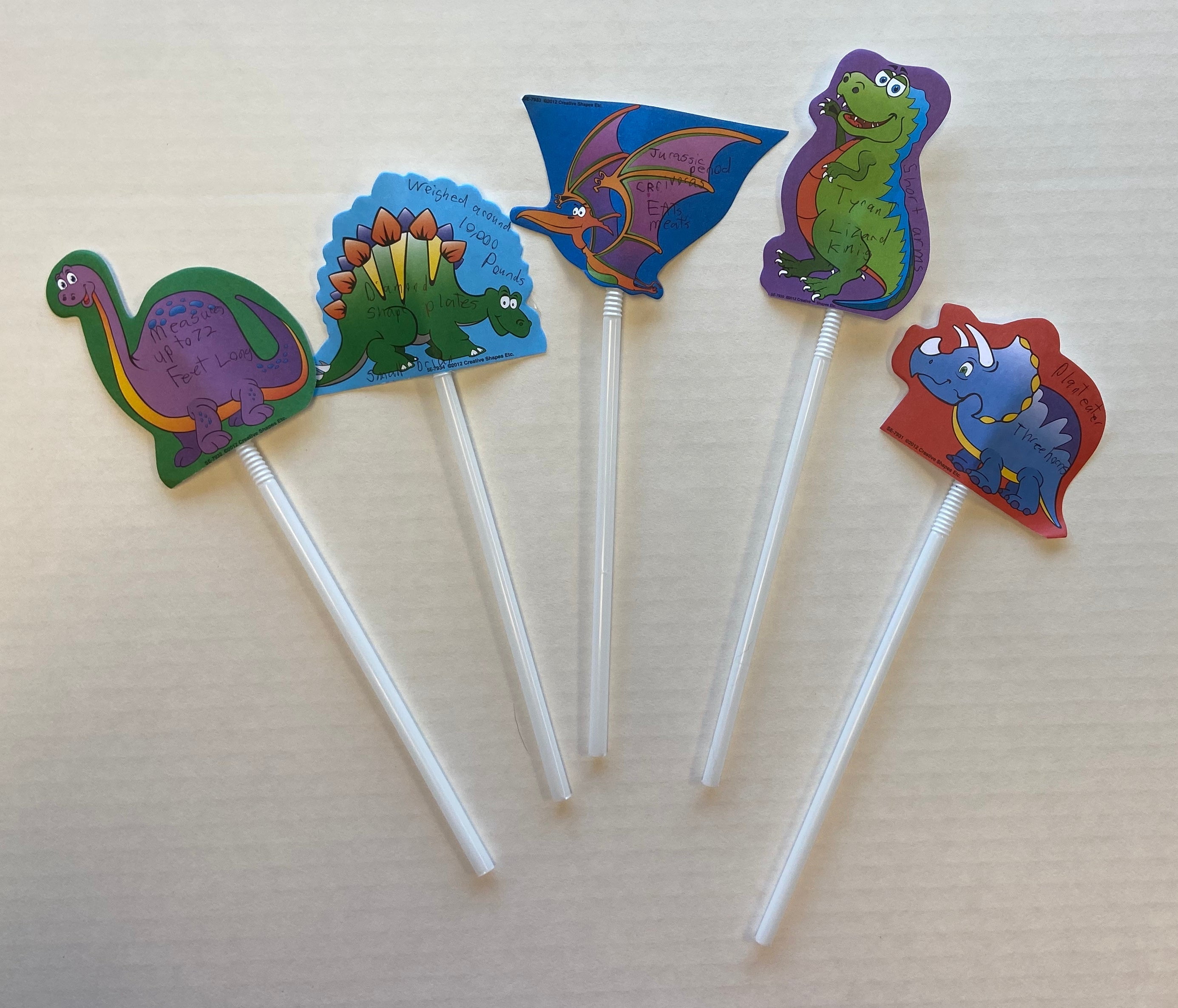Creative Shapes Dinosaur Note Pad with T-Rex, 200 Sheets, 4 Count