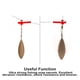 thumbnail image 4 of Eigraketly 10 piezas de anzuelos de equilibrio de pescado, Clip de liberación antibobinado, divisor de anzuelo de alta resistencia, pesca al aire libre de Pescar Rojo/L Eigraketly OD024166-03, 4 of 6