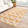 thumbnail image 1 of Plaid Rugs for Living Room Bedroom - Gingham Rug 4x5 - Colorful Carpet for Home Decor - Washable Non Slip Patterned Indoor Large Area Rug - Soft & Low Pile (ZJ&537), 1 of 7