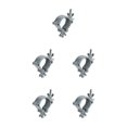 thumbnail image 1 of Justharion Durable Alloy Wrap Around Clamp for Club Exhibition Event Stylish Lighting Hook Mount Silver Master 5Set, 1 of 6