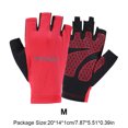 thumbnail image 2 of Guantes de medio dedo antideslizantes deportivos guantes cortos guantes sin dedos para mujeres hombres, 2 of 8