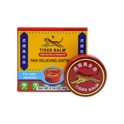 Tiger Balm Pain Relieving Ointment, Red Extra Strength, 0.14 oz (4 g) - ( 2 pack )