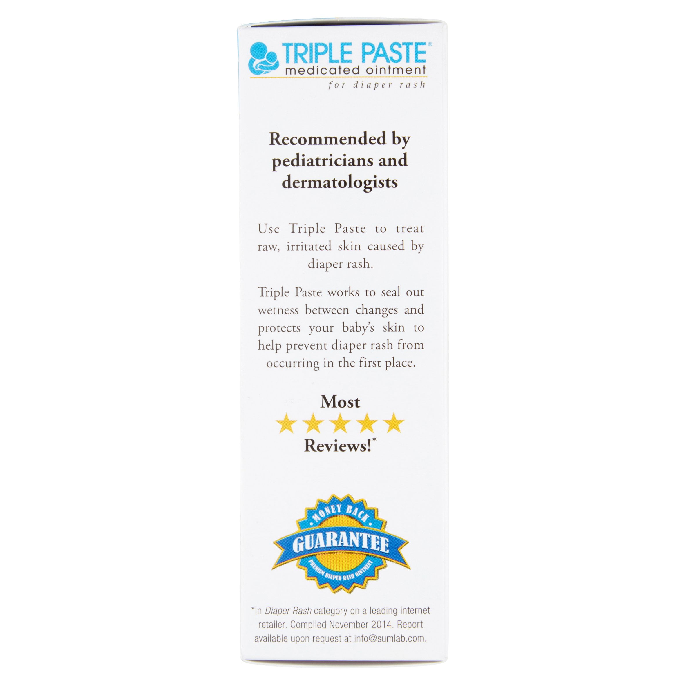Triple Paste Medicated Ointment for Diaper Rash 2 oz