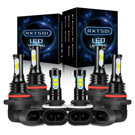 For Cadillac Eldorado 1992-2002 9005 9006 881 6X LED Headlights Fog Lights Bulbs