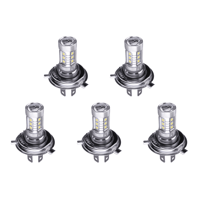 Bombilla para faros delanteros LED H4 Super 6000-6500K Lámpara DRL haz y 4000LM 80W Blanco