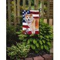 thumbnail image 2 of Carolines Treasures BB9678GF Shiba Inu Patriotic Garden Flag, 2 of 3